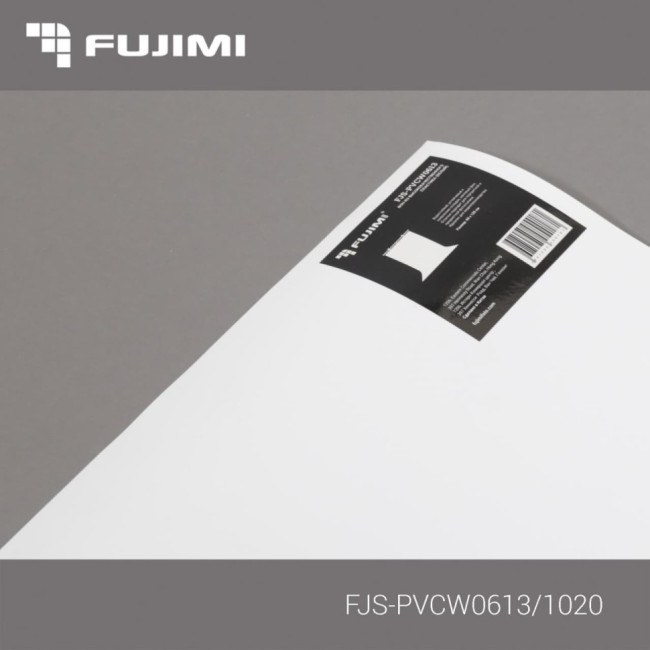 Fujimi FJS-PVCW6013 Фон 60*130 см из высококачественного пластика (Белый) 