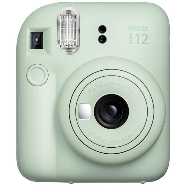 Подарочный набор моментальной печати  Fujifilm Instax mini 12 Mint Green (фотоаппарат+фотоальбом+10 катриджей) - фото