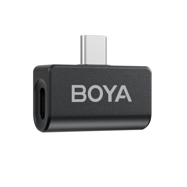 Boya Omic-U Ультракомпактная двухканальная беспроводная микрофонная система с частотой 2,4 ГГц (USB-C) - фото2