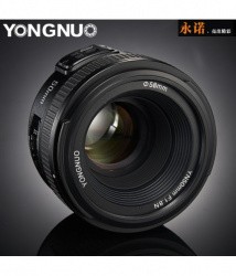 Объектив YongNuo YN 50mm f/1.8 Nikon F- фото