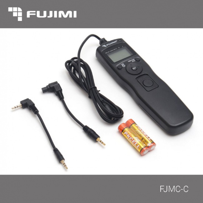 Fujimi FJMC-C Проводной пульт ДУ с ЖК дисплеем и таймером для Canon - фото