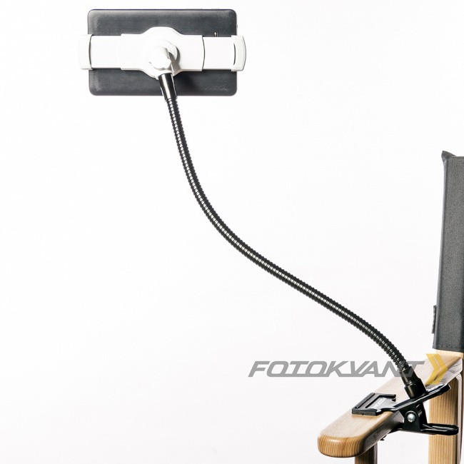 Fotokvant FLX-05 гибкая штанга 50 см с клипсой для установки планшета - фото3