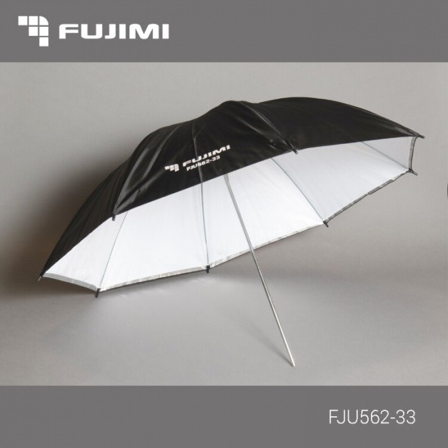 Зонт 84см/100см белый на отражение