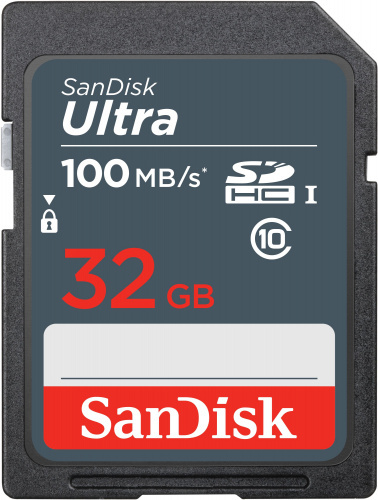 Карта памяти SanDisk Ultra SDHC 32Gb 100Mb/s Class 10 UHS-1