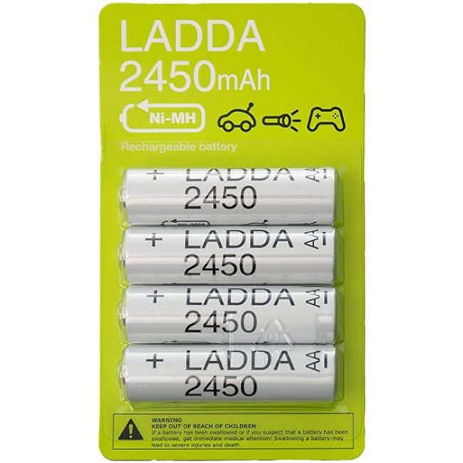 Ladda AA 2450mAh (4шт.) Made in Japan