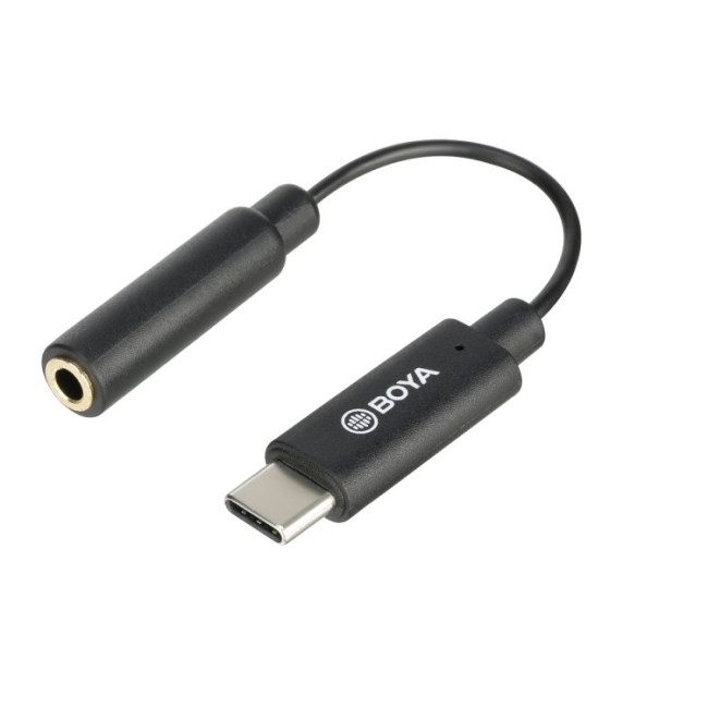 Boya BY-K6 Переходник 3,5 мм TRS на USB Type-C (для DJI OSMO ™) - фото