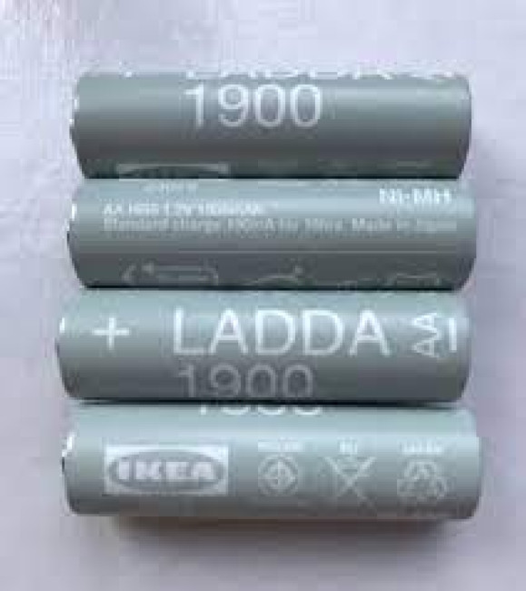 Ladda AA 1900mAh (4шт.) Made in Japan