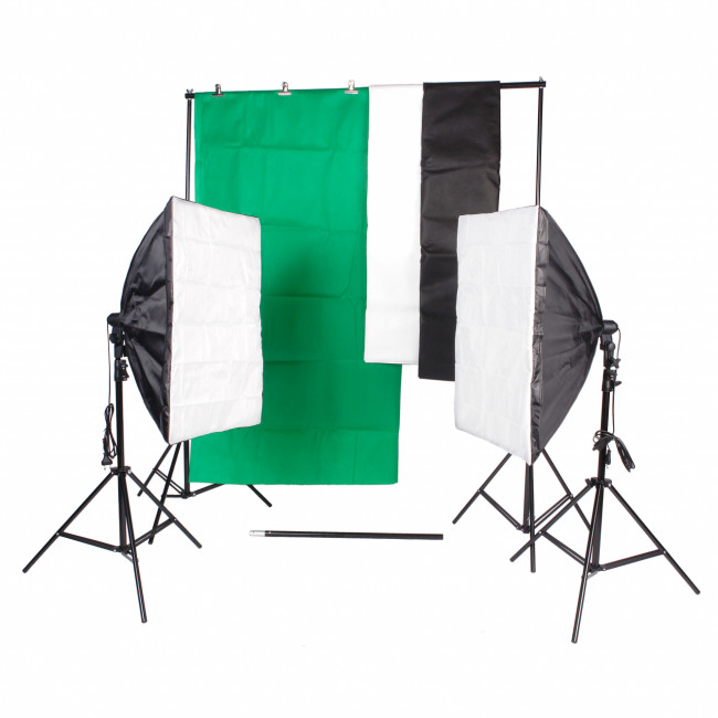 Комплект студийного оборудования Falcon Eyes KeyLight 245LED SB-BG KIT - фото