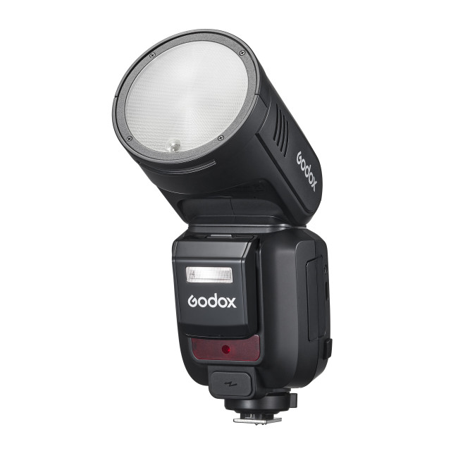 Вспышка накамерная Godox V100C TTL с круглой головкой для Canon - фото