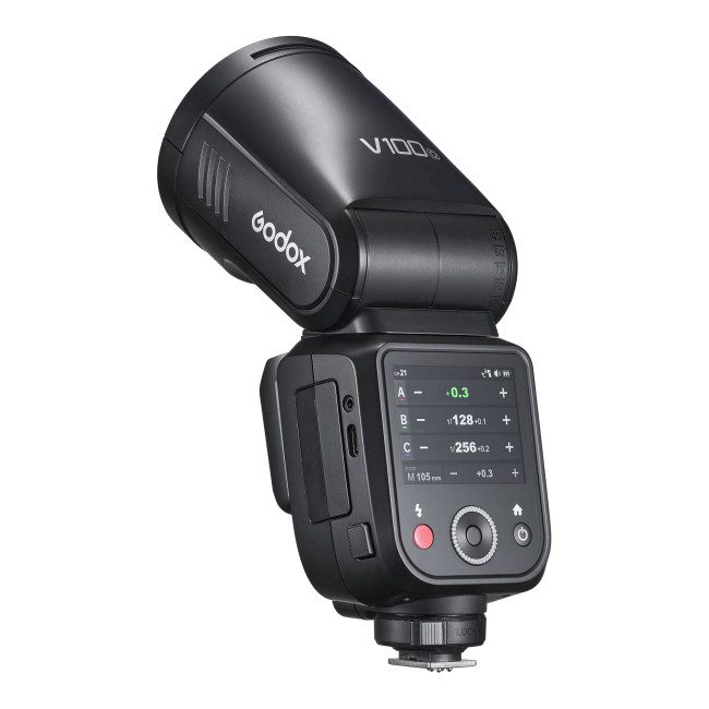Вспышка накамерная Godox V100O TTL с круглой головкой для Olympus/Panasonic - фото4