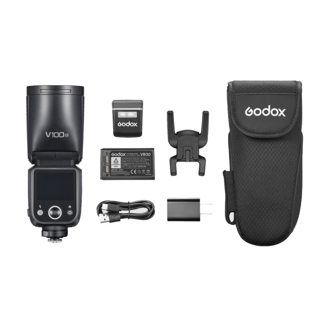 Вспышка накамерная Godox V100O TTL с круглой головкой для Olympus/Panasonic - фото6