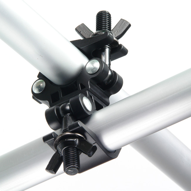 Зажим двойной PowerGrip PG-008 на трубу - фото2