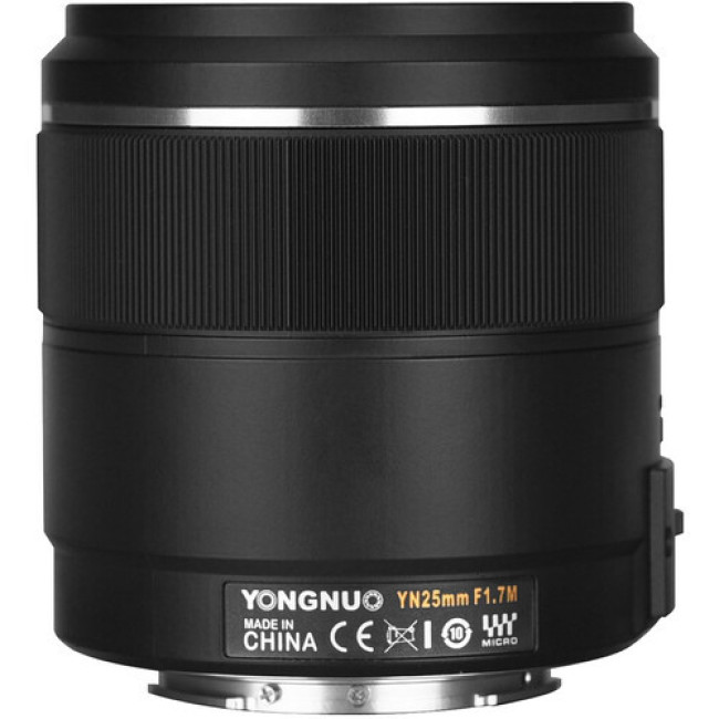 YN25mm F1.7M для камер Olympus/Panasonic, автофокус, крепление M4/3, стандартный фиксированный объектив   - фото4