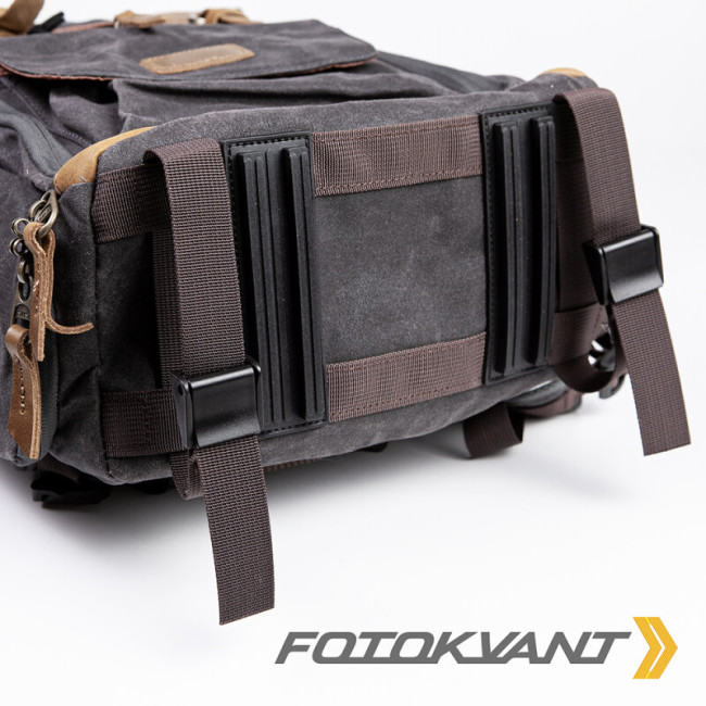 Fotokvant BSN-10 Grey рюкзак для камеры цвета серо-черный - фото7