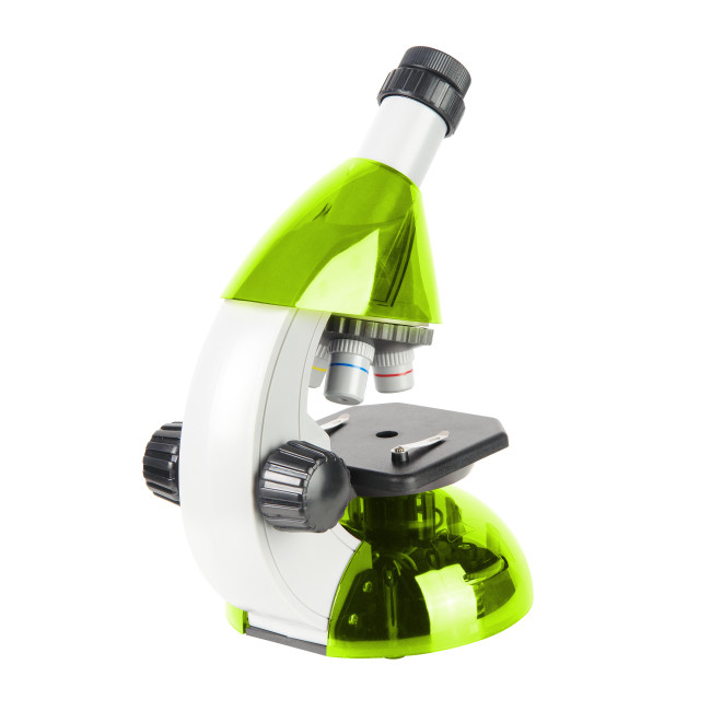 Микроскоп Микромед Атом 40x-640x (лайм) - фото2