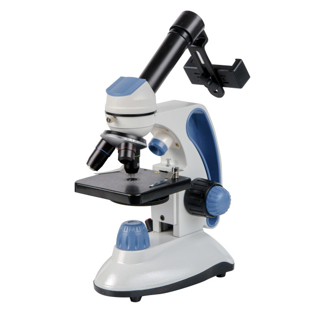 Микроскоп школьный Эврика SMART 40х-1280х в текстильном кейсе - фото