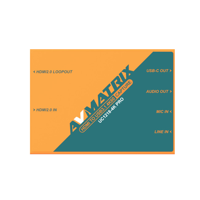 Устройство видеозахвата AVMATRIX UC1218-4K PRO HDMI2.0 USB3.1 4K60
