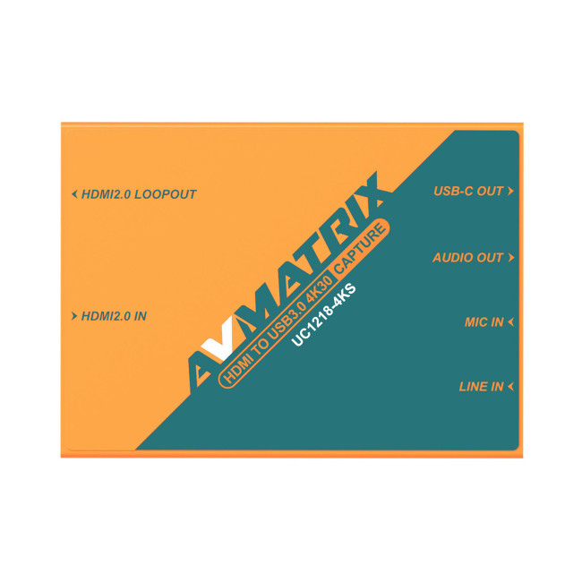 Устройство видеозахвата AVMATRIX UC1218-4KS HDMI2.0 USB3.0 4K30