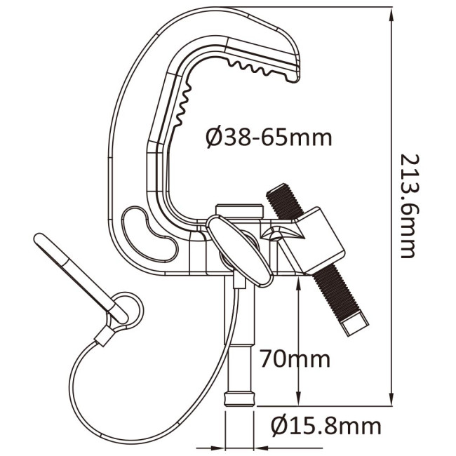 Зажим KUPO C-26 TITAN CLAMP - фото2