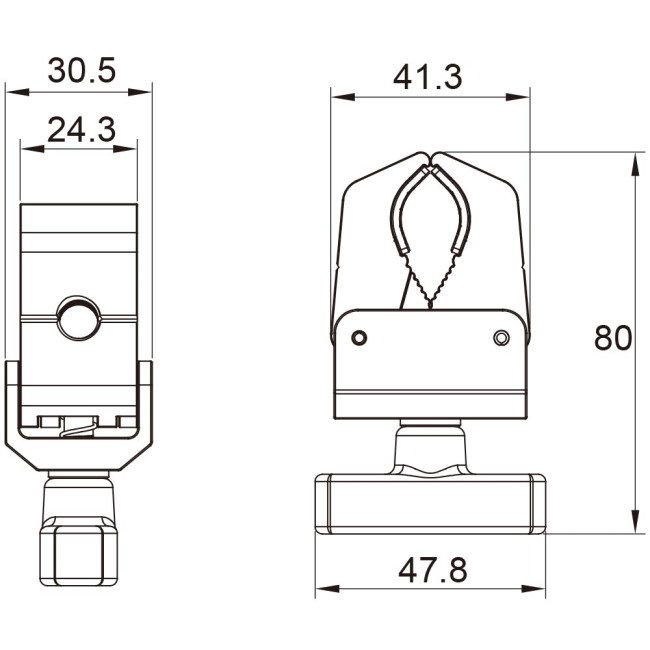Зажим KUPO KCP-730B SUPER CLAW CLAMP - фото2