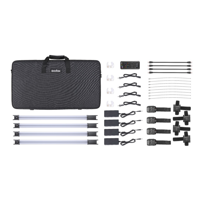 Комплект светодиодных осветителей Godox TL60*4 kit для видеосъемки  - фото2