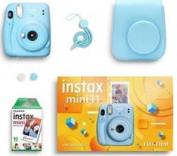 Подарочный набор Instax Mini 11 Blue Geometric Set(цвет фотоаппарата может быть любой)- фото2