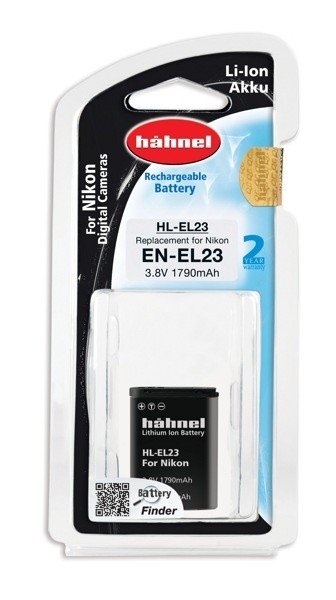 Аккумулятор Hahnel HL-EL23 for Nikon EN-EL23 1790mAh - фото