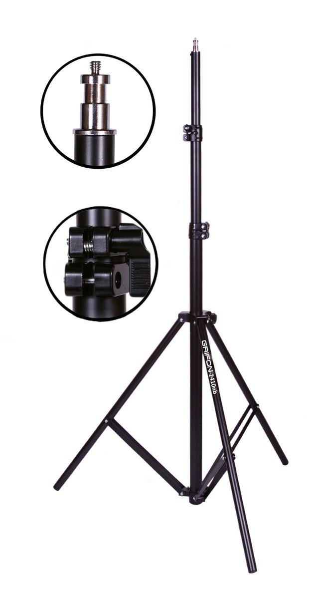 Стойка GRIFON-2410nb (90-240см, D=25-22-19мм, 3-х секционная) без чехла