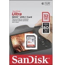 SanDisk Ultra SDHC Class 10 UHS-I 80MB/s 32GB