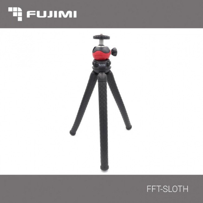 Fujimi FFT-SLOTH Гибкий штатив с держателем для смартфона и переходником для GoPro камер - фото