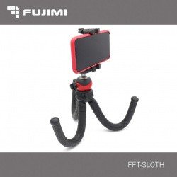 Fujimi FFT-SLOTH Гибкий штатив с держателем для смартфона и переходником для GoPro камер- фото7