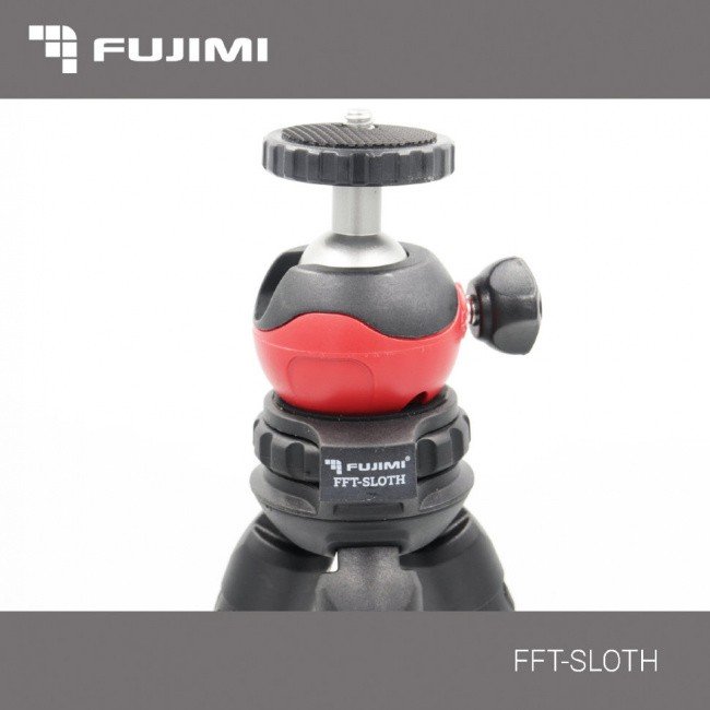 Fujimi FFT-SLOTH Гибкий штатив с держателем для смартфона и переходником для GoPro камер - фото2