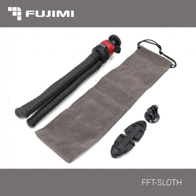 Fujimi FFT-SLOTH Гибкий штатив с держателем для смартфона и переходником для GoPro камер - фото6