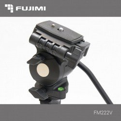 Fujimi FM222V Алюминиевый монопод с 3-х точечным упором(ногами) и головой для видеосъёмки- фото4