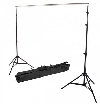 Cистема установки фона BS-06 max(cм): H=300см (стойка: Нmax-300см D=25-22-19-16cм), L=310см (перекладина: 4шт. Х 78см)