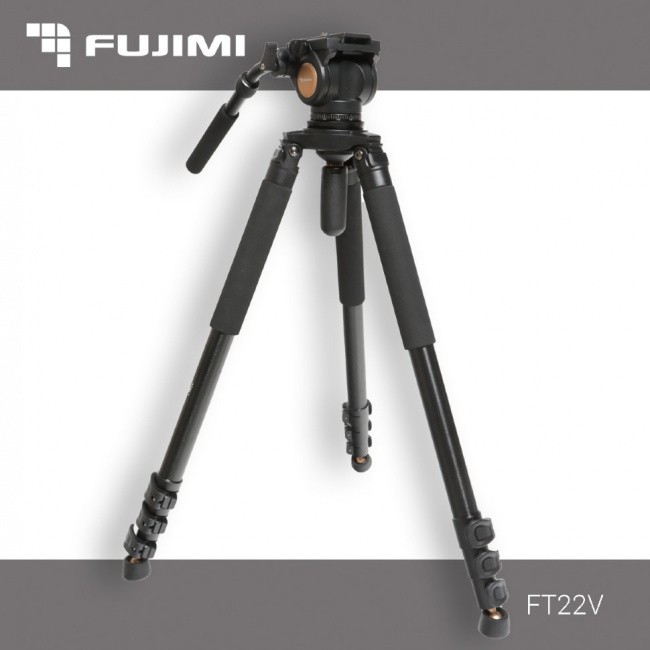 Штатив Fujimi FT22V с панорамной видеоголовой - фото
