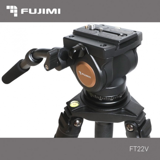 Штатив Fujimi FT22V с панорамной видеоголовой - фото5