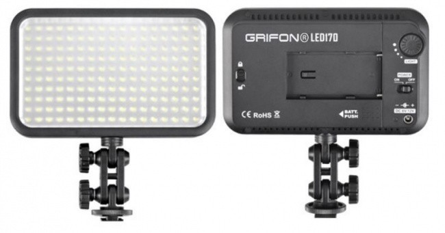LED-осветитель GRIFON LED-170 для фотокамеры (170 диодов) - фото