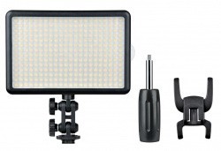 LED-осветитель LED-308C для фотокамеры (308 диодов), дисплей, пульт дистанционного управления, Т=3300-5600К- фото