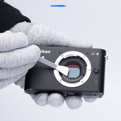 VSGO VS-S01E Набор для очистки сенсора цифровой или зеркальной камеры 4/3 (6 швабр для очистки сенсора 4/3 12мм + 10 мл очистителя сенсора)- фото3