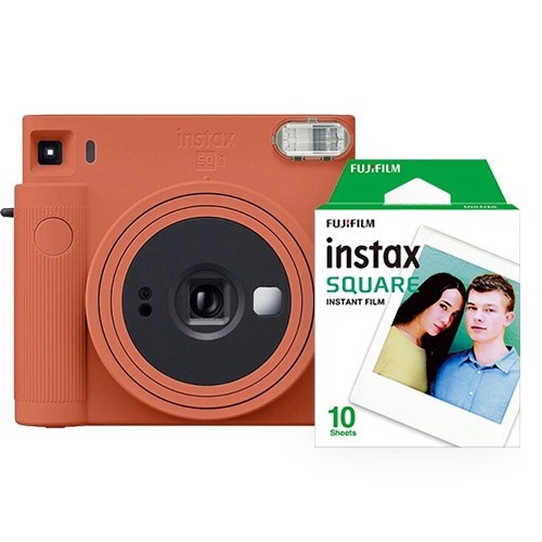 Фотокамера Instax Square SQ1 Orange + пленка 10 кадров