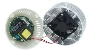 Лампа LED LFV-Q60W 105 диодов (встроенный вентилятор охлаждения) - фото2