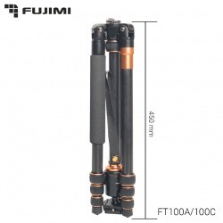 Fujimi FT100C Компактный штатив 3 в 1 (штатив, монопод, ручной стабилизатор) 1580мм- фото4