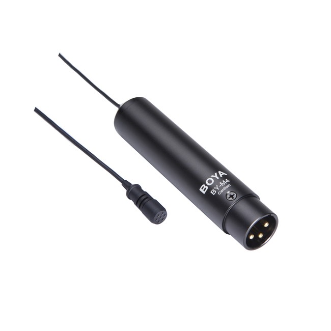 BOYA BY-M4C Профессиональный кардиоидный петличный микрофон с XLR разъёмом