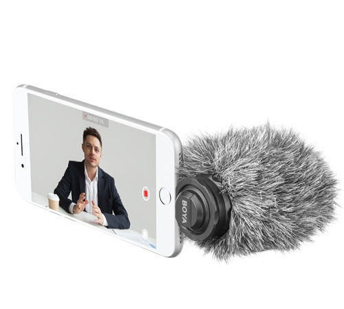 Boya BY-DM200 Цифровой мини-микрофон для устройств Apple - фото2