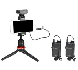 Микрофонная система Boya BY-WM4 Pro-К2 для смартфонов, планшетов, камер DSLR- фото2