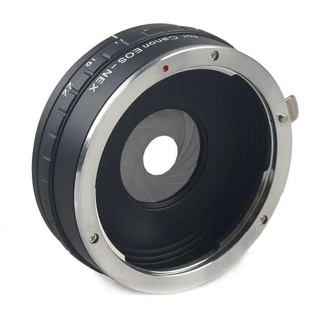 Fujimi FJAR-EOSNEXAP переходник с Canon EOS на E SONY NEX c диафрагмой