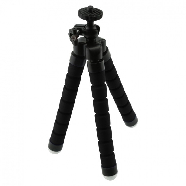Fotokvant TM-01 Black мини-штатив на гибких ножках для смартфонов - фото3