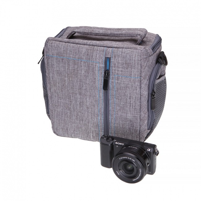 Fotokvant BSN-01 Grey сумка для фотоаппарата серая - фото2