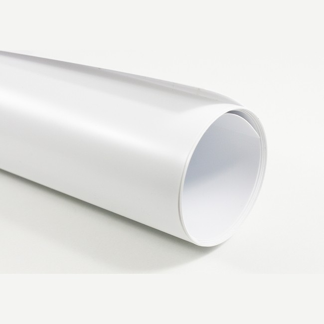 Fotokvant BP-0113SM White mat/semi-mat фон пластиковый белый матовый/полуматовый 1х1.3 м.